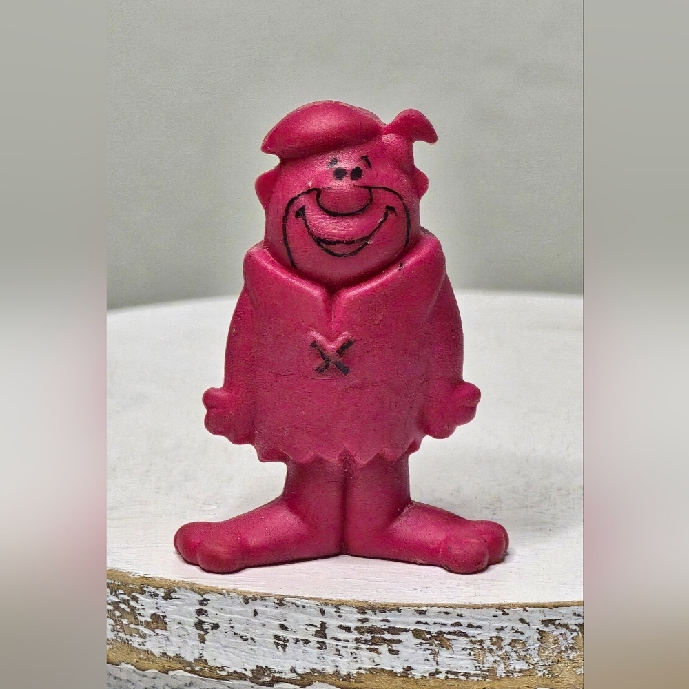 Vintage 1987 Barney Rubble Flintstones Cereal Toy [ Read Details ]